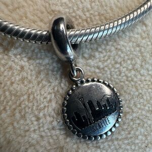 Pandora Seattle Skyline Dangle Charm Retired #791169